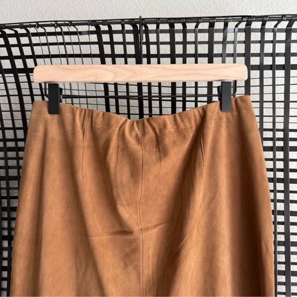 NWT! Free People Nigel Preston Hand-Painted Lambskin Suede Maxi Skirt - Large - Picture 7 of 10